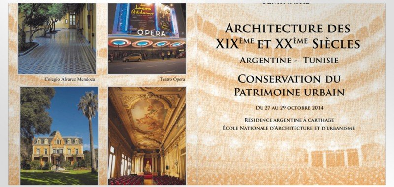 Dépliant préservation du Patrimoine Argentine - Tunisie