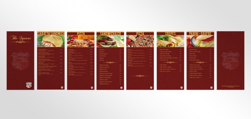 Menu Flyer for Restaurant