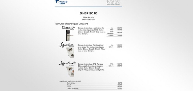 VING CARD poster