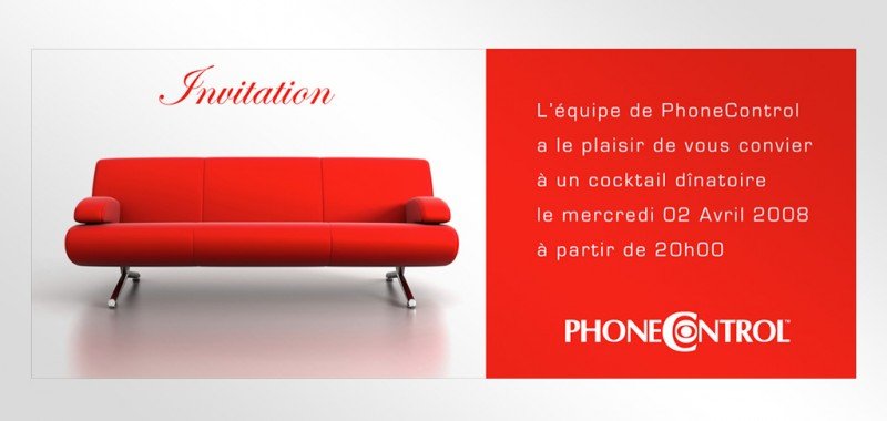 design PhoneControl invitation