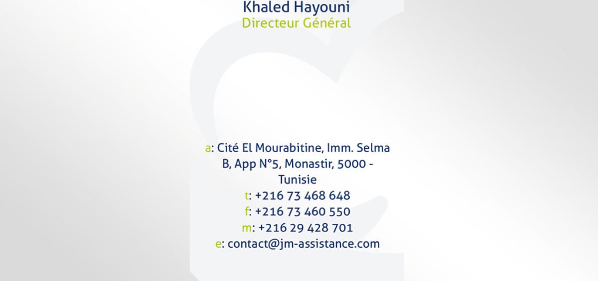 carte de visite JMA