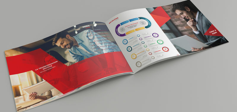 Graphic design Cloudcontrol brochure