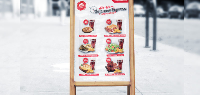 Express Breakfast Easel design