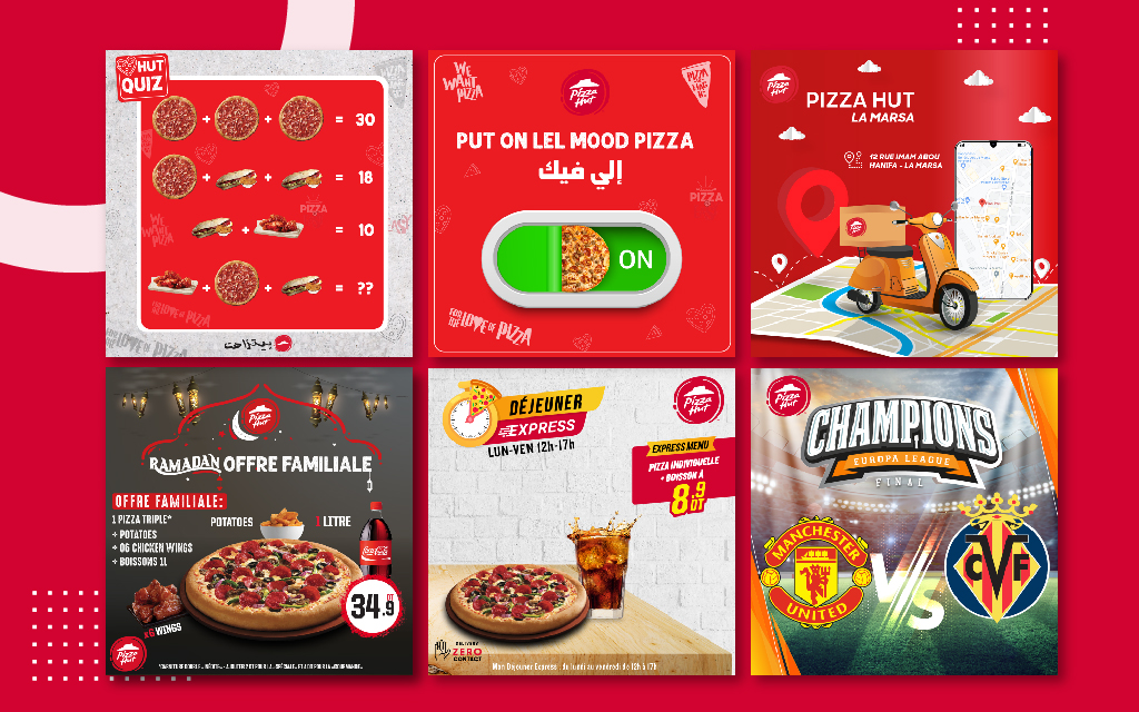Pizza Hut social media2_Plan de travail 1 Community management Pizza Hut Tunisia