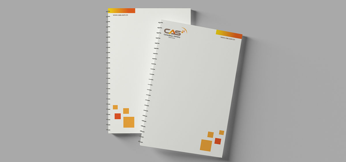 Conception et Impression Bloc note CAS
