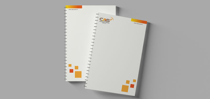 Design and printing of CAS notepads