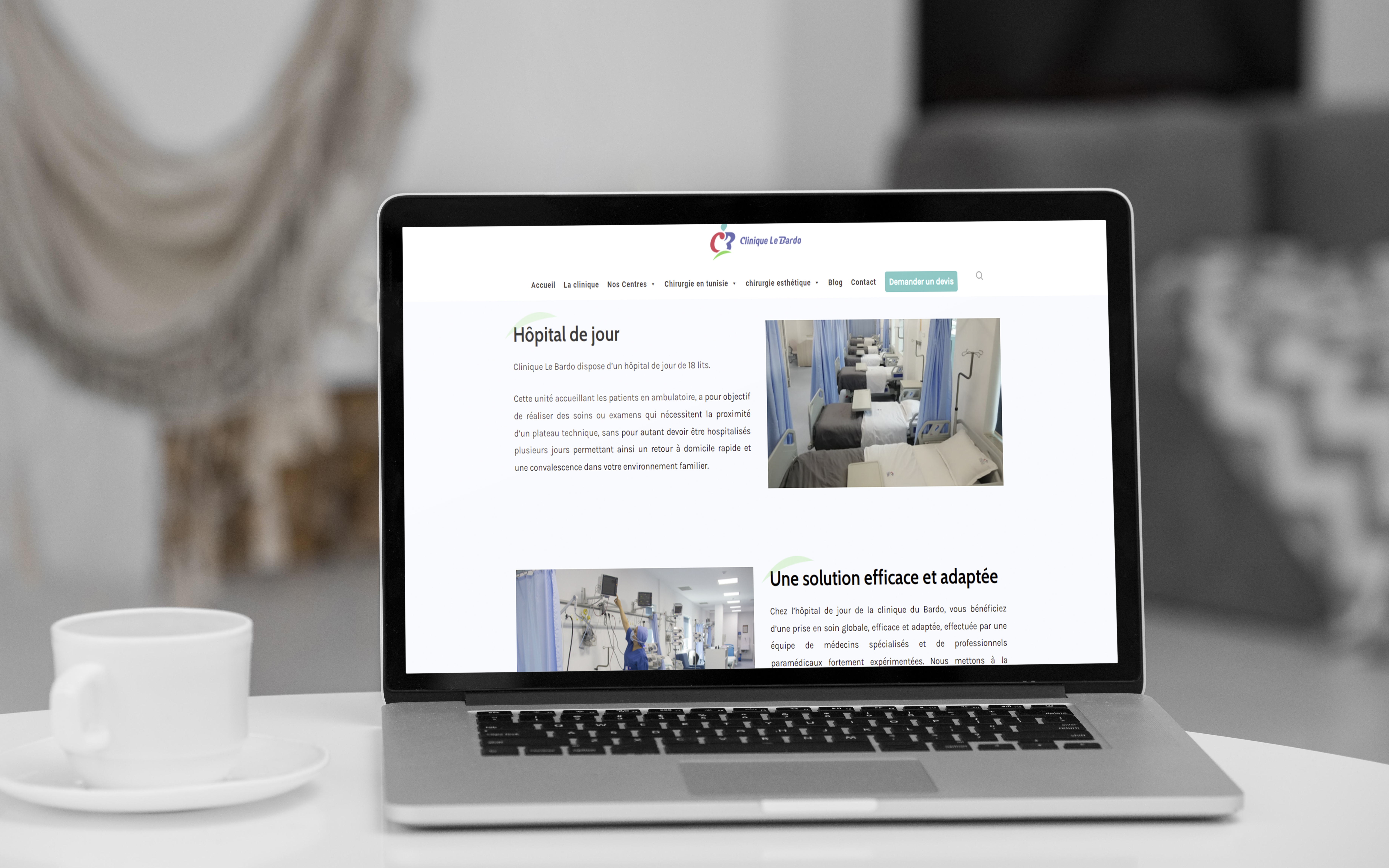 Maintenance et Mise à jour Site web Clinique Le Bardo