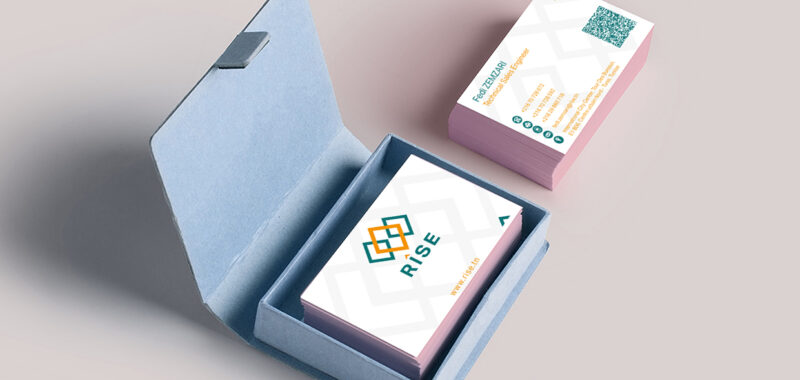 RISE business card