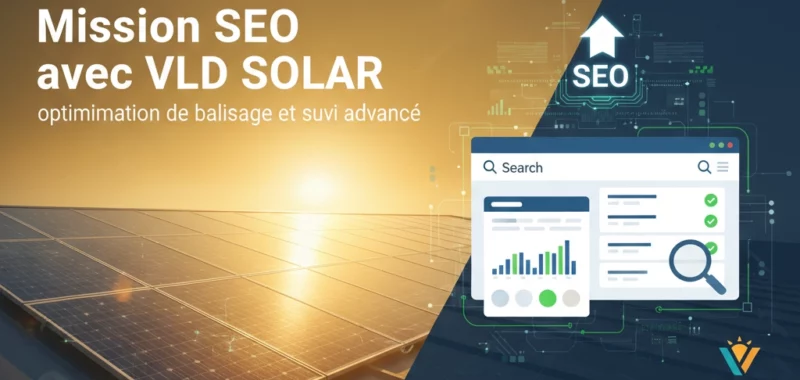 SEO mission with VLD SOLAR: tagging optimization and advanced monitoring