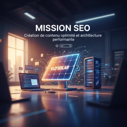 SEO mission with VLD SOLAR: creation of optimized content and high-performance architecture