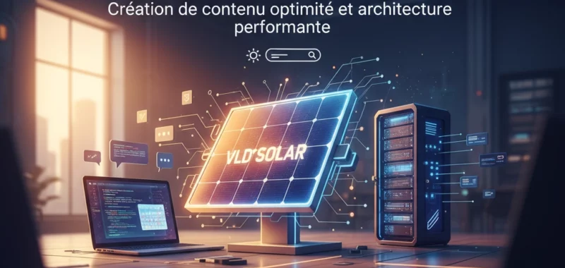 SEO mission with VLD SOLAR: creation of optimized content and high-performance architecture