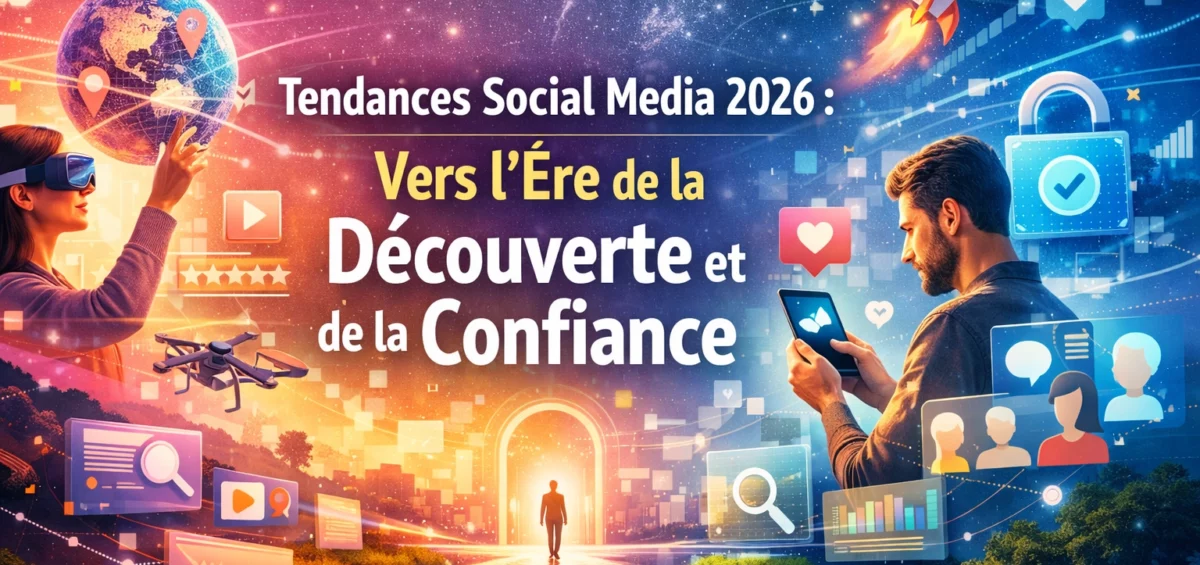 Tendances Social Media 2026 : Vers l'ère de la Découverte et de la Confiance